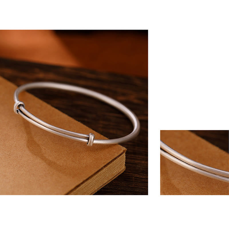 Stone of buddha Tibetan 999 Sterling Silver Om Mani Padme Hum Love Bracelet Bangle