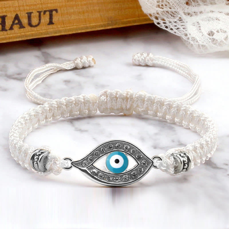 Stone of buddha Evil Eye Keep Away Evil Spirits String Bracelet