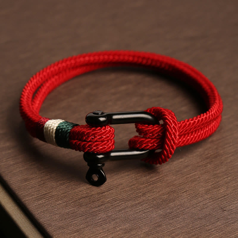 Stone of buddha Simple Design Luck Stainless Steel Buckle Bracelet