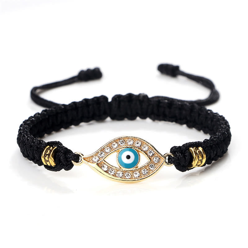Stone of buddha Evil Eye Keep Away Evil Spirits String Bracelet