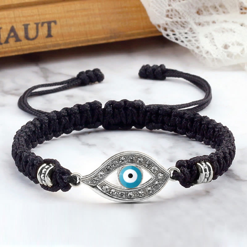 Stone of buddha Evil Eye Keep Away Evil Spirits String Bracelet