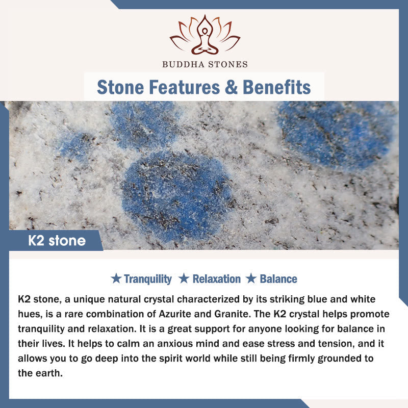 Stone of buddha K2 Stone Balance Bracelet