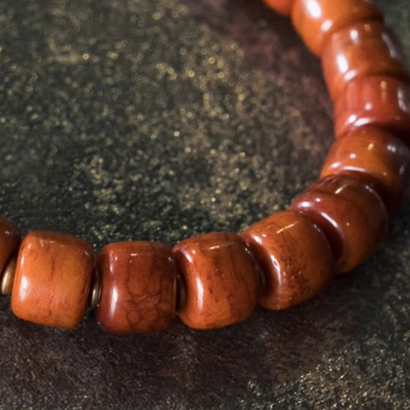 Stone of buddha Yak Bone Copper Cone Pendant Strength Bracelet