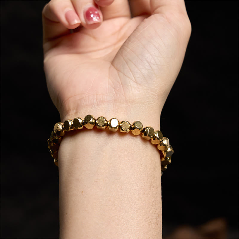Stone of buddha Copper Good Luck Healing Bracelet