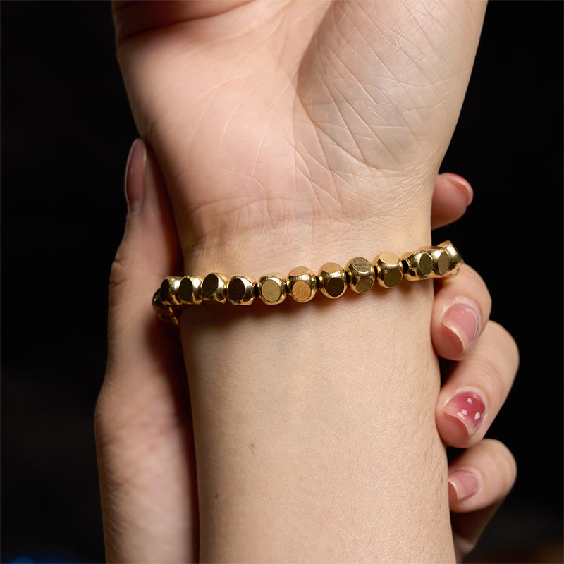 Stone of buddha Copper Good Luck Healing Bracelet