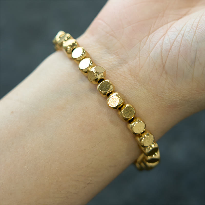 Stone of buddha Copper Good Luck Healing Bracelet