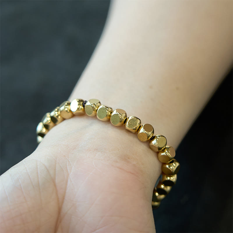 Stone of buddha Copper Good Luck Healing Bracelet