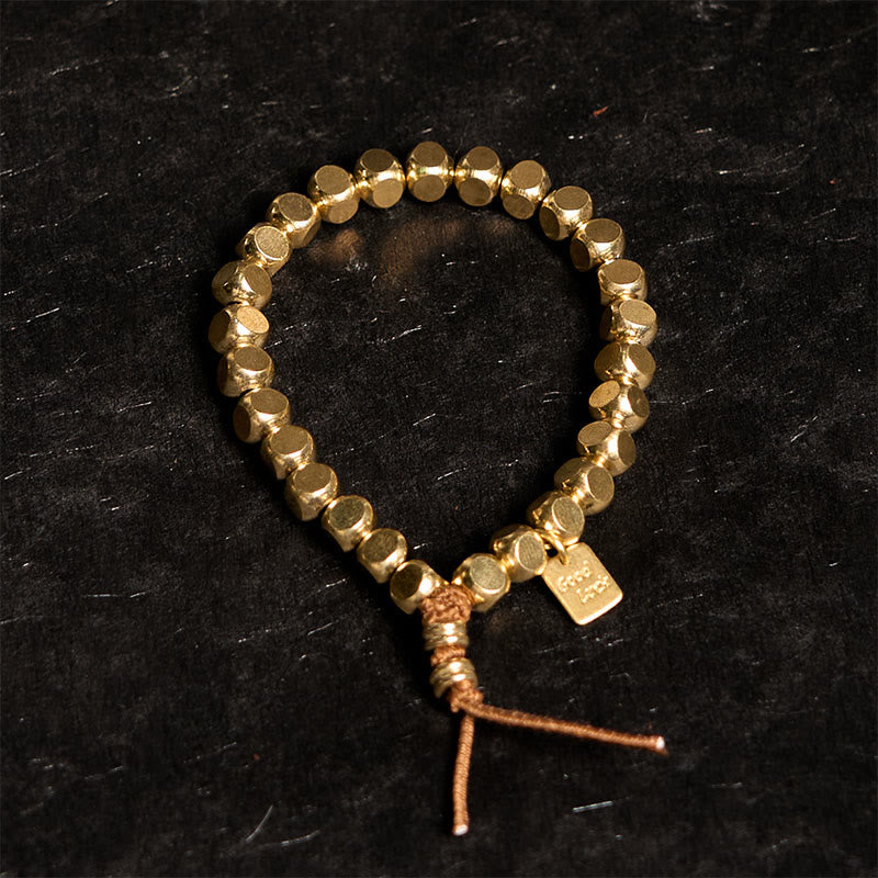 Stone of buddha Copper String Good Luck Self Care Bracelet