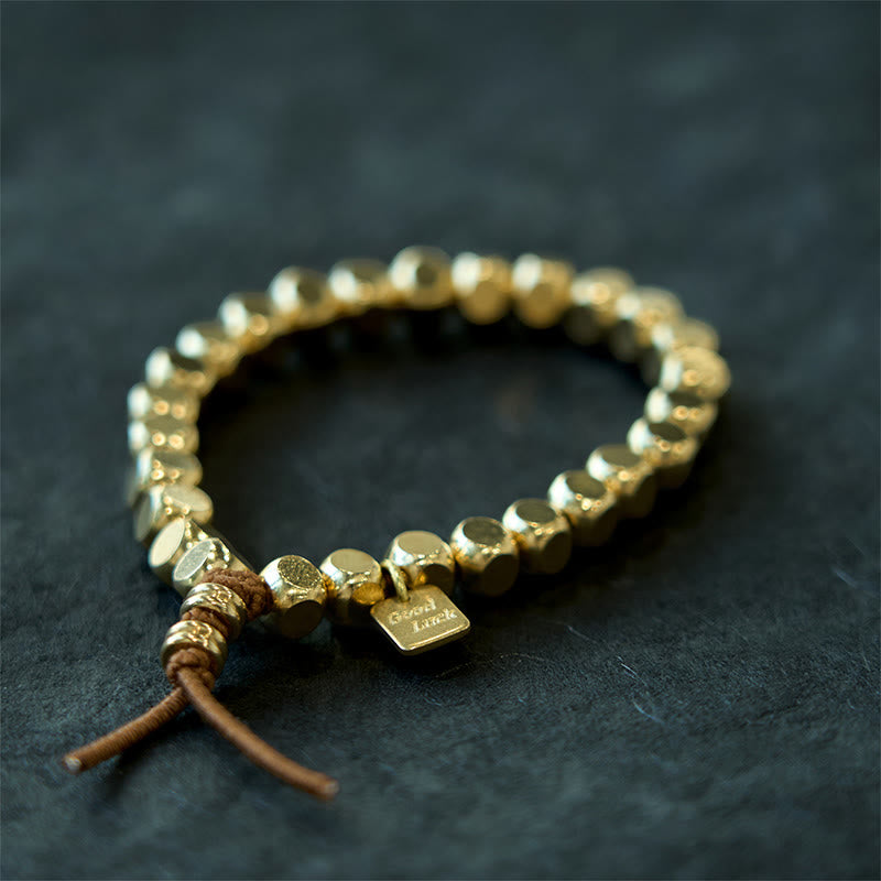 Stone of buddha Copper String Good Luck Self Care Bracelet
