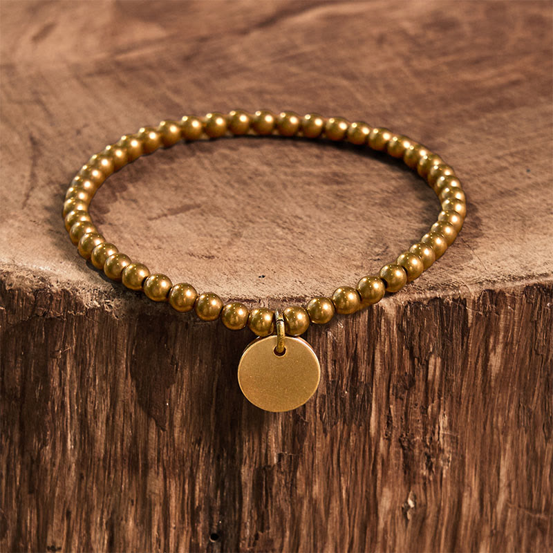 Stone of buddha Amekaji Copper Balance Bracelet