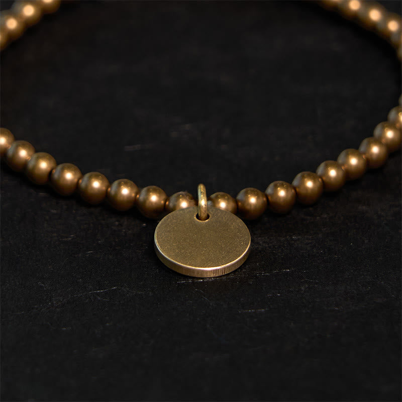 Stone of buddha Amekaji Copper Balance Bracelet
