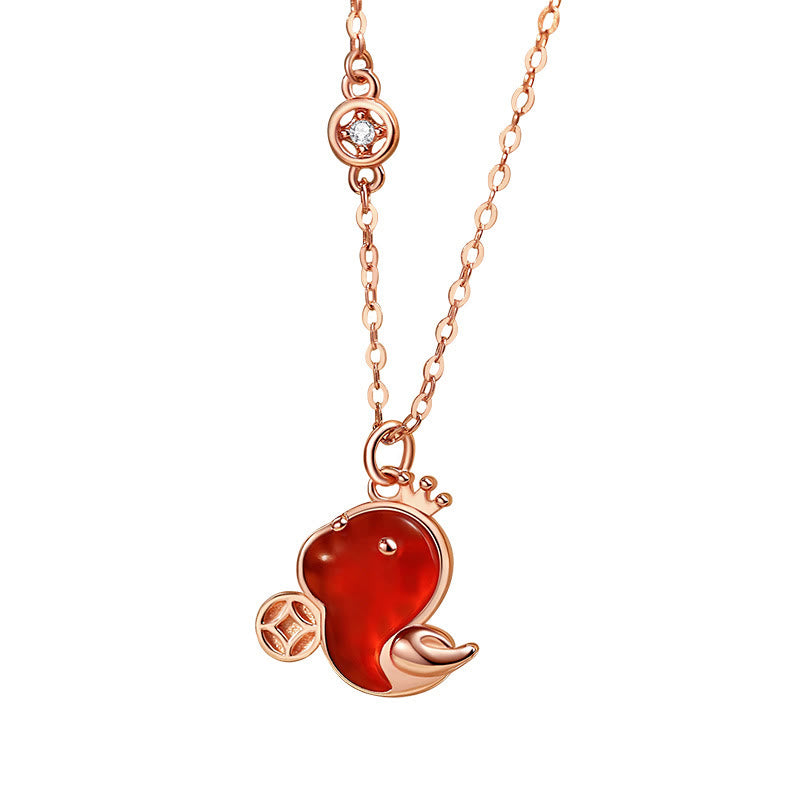 Stone of buddha 925 Sterling Silver Hetian Jade Red Agate Year Of The Snake Blessing Necklace Pendant