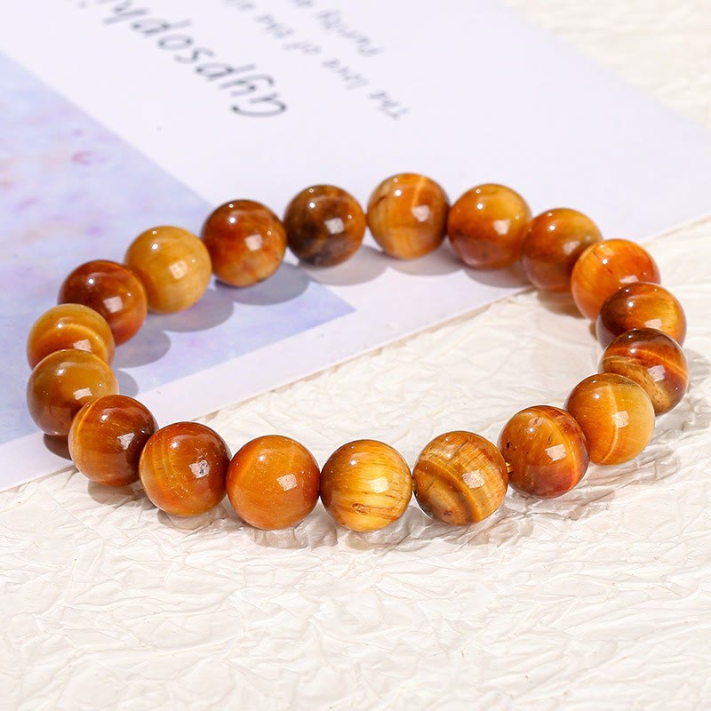 Stone of buddha Tiger Eye Strength Bracelet