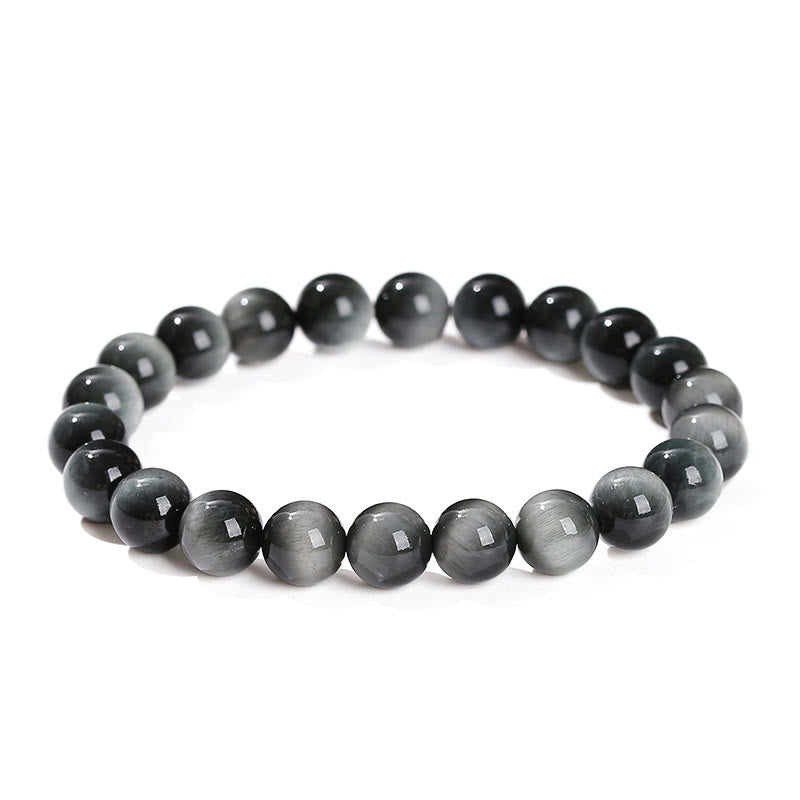 Stone of buddha Natural Eagle's Eye Stone Courage Positive Bracelet