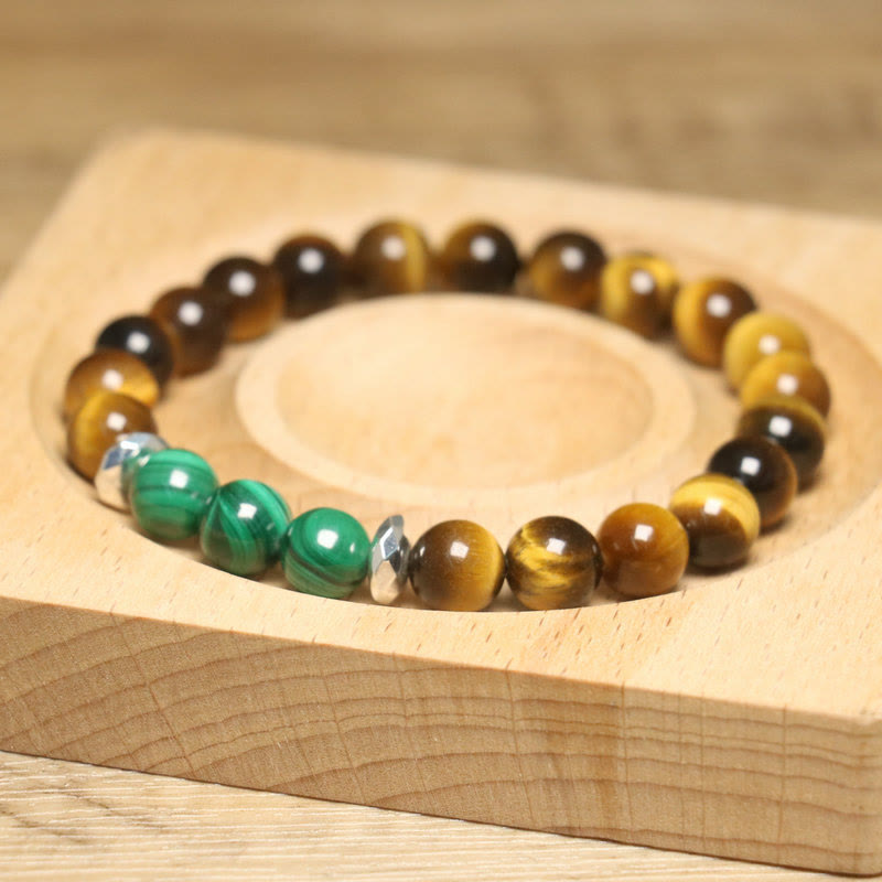 Stone of buddha Tiger Eye Green Tiger Eye Courage Bracelet