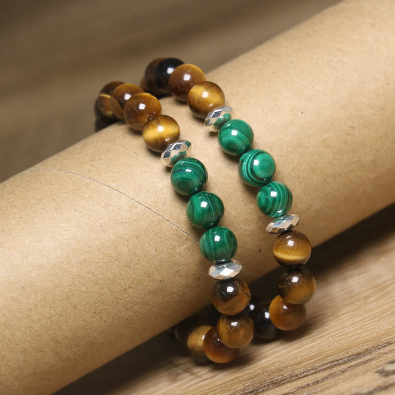 Stone of buddha Tiger Eye Green Tiger Eye Courage Bracelet