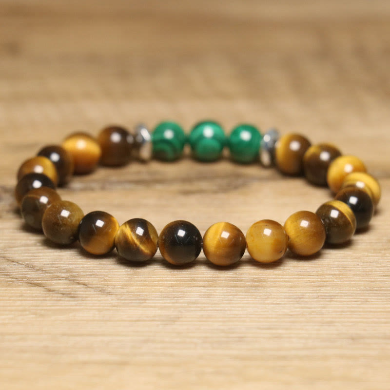 Stone of buddha Tiger Eye Green Tiger Eye Courage Bracelet