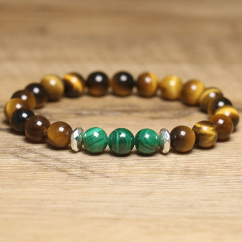 Stone of buddha Tiger Eye Green Tiger Eye Courage Bracelet