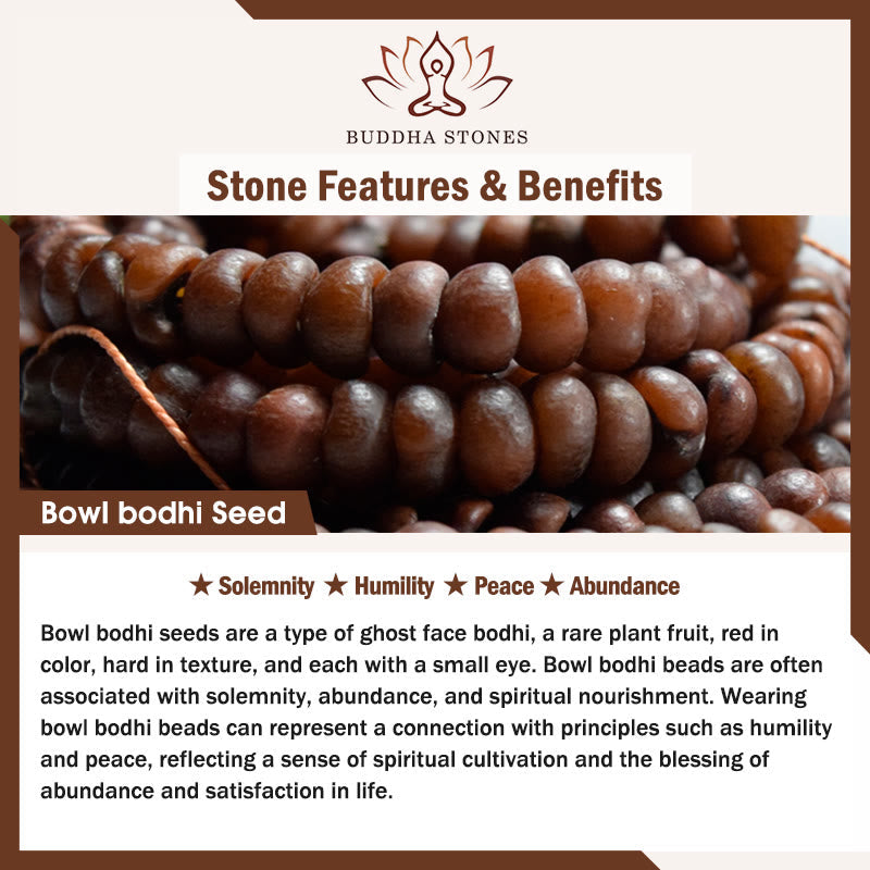Stone of buddha 108 Mala Beads Bowl Bodhi Seed Colored Rope Peace Bracelet