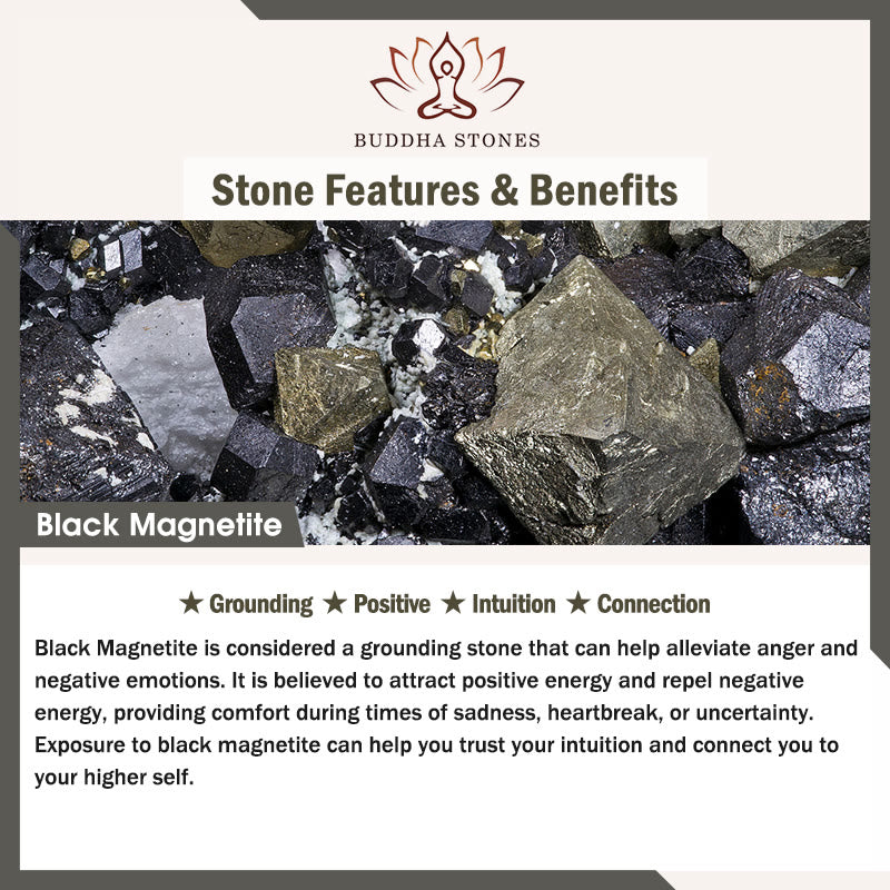 Stone of buddha Colorful Tiger Eye Frosted Stone Black Magnetite Titanium Steel Double Wrap Protection Bracelet