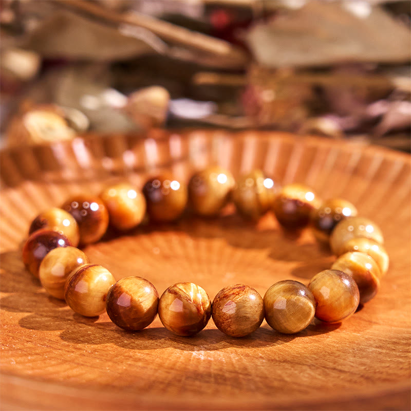 Stone of buddha Tiger Eye Strength Bracelet