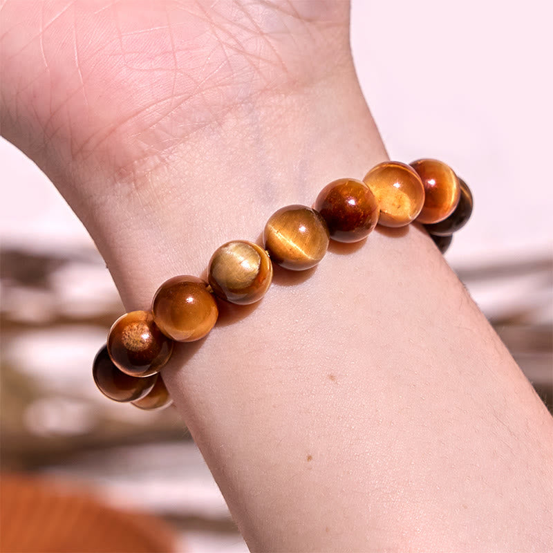 Stone of buddha Tiger Eye Strength Bracelet