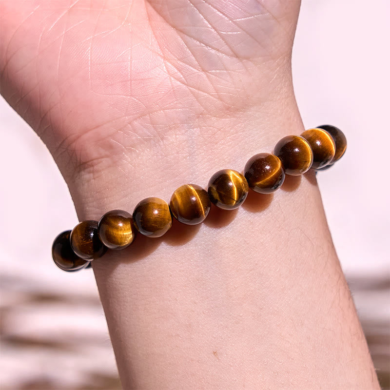 Stone of buddha Tiger Eye Strength Bracelet