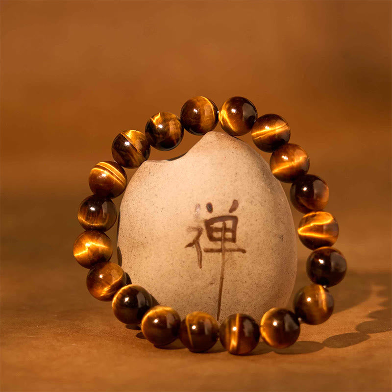 Stone of buddha Tiger Eye Strength Bracelet