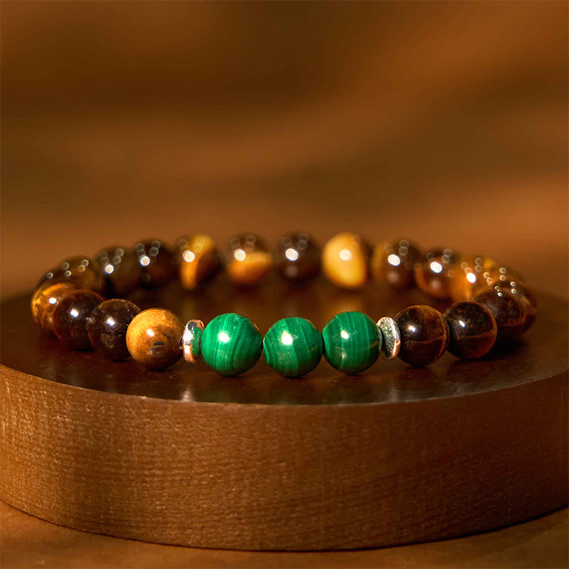 Stone of buddha Tiger Eye Green Tiger Eye Courage Bracelet