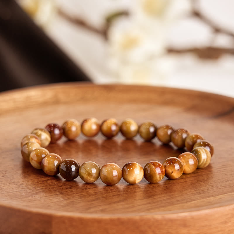 Stone of buddha Tiger Eye Strength Bracelet