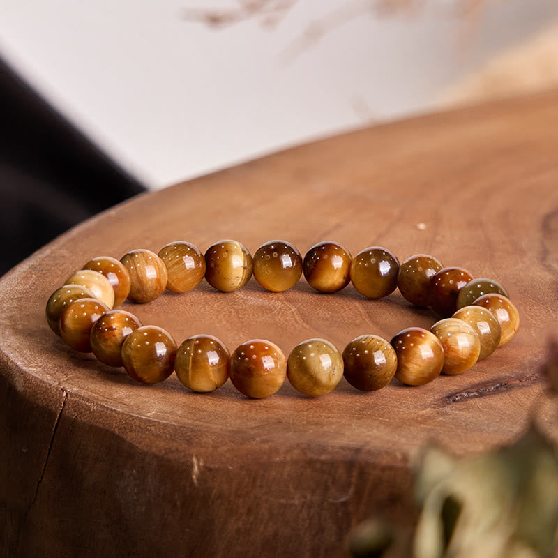 Stone of buddha Tiger Eye Strength Bracelet
