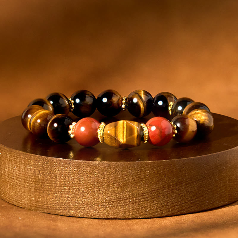 Stone of buddha Tiger Eye Courage Bracelet