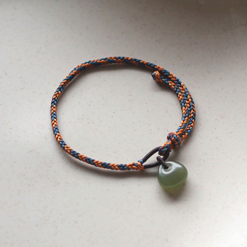Stone of buddha Hetian Jade Cat Paw Lucky Bag Pattern Prosperity Bracelet