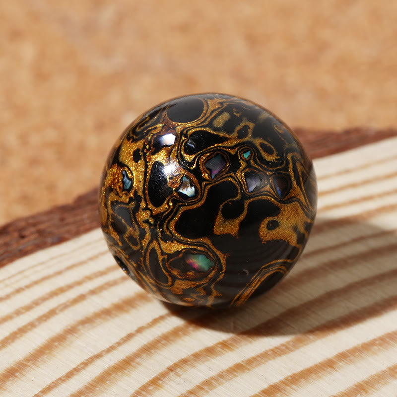 Stone of buddha Natural Multicolored Lacquer Beads Calm Bracelet