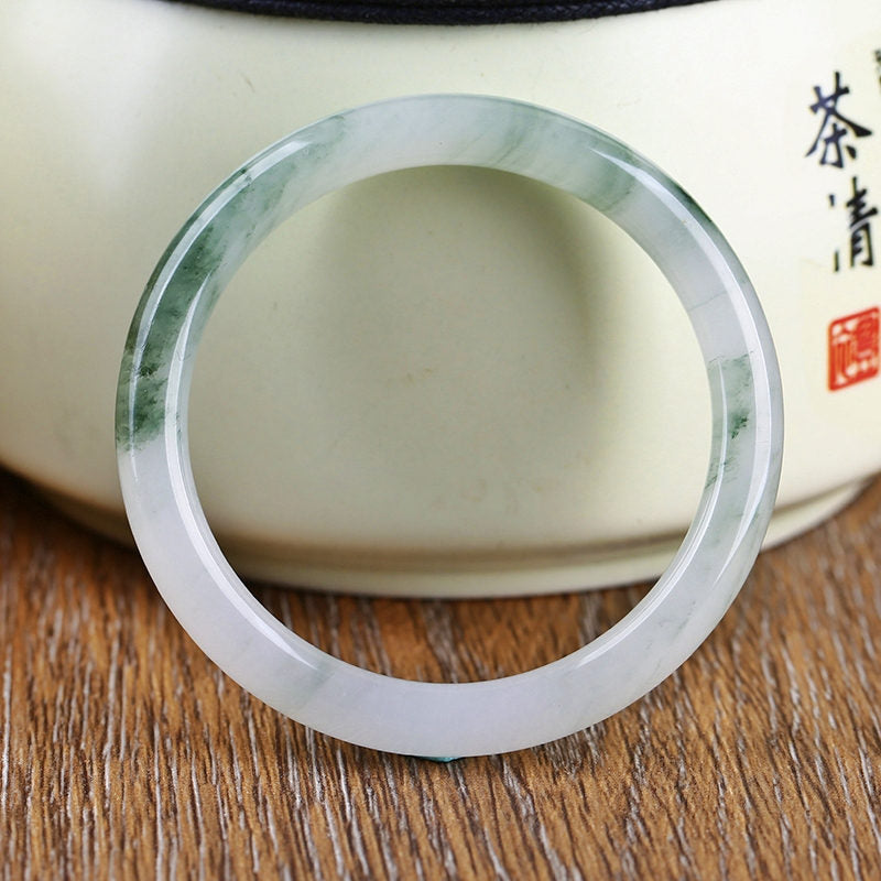 Stone of buddha Natural Jade Abundance Protection Bracelet Bangle