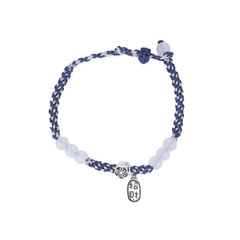Stone of buddha Handmade Lucky Fortune Rope Bracelet