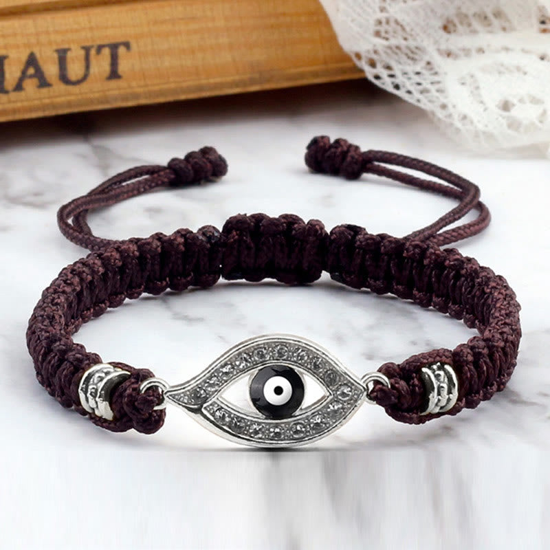 Stone of buddha Evil Eye Keep Away Evil Spirits String Bracelet