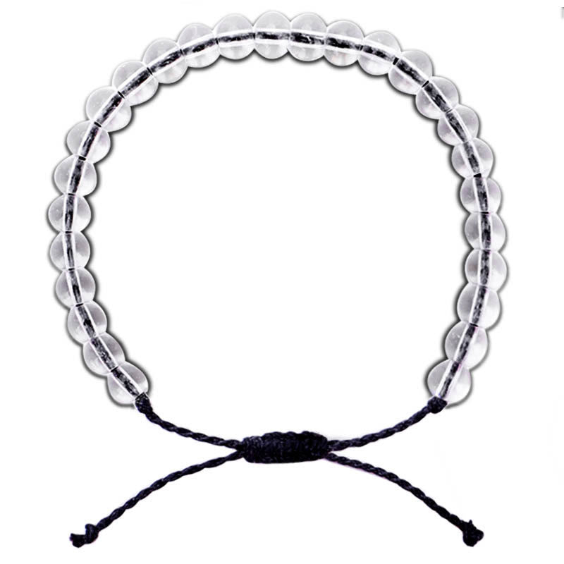 Stone of buddha Handmade Glass Beads Braided String Adjustable Bracelet