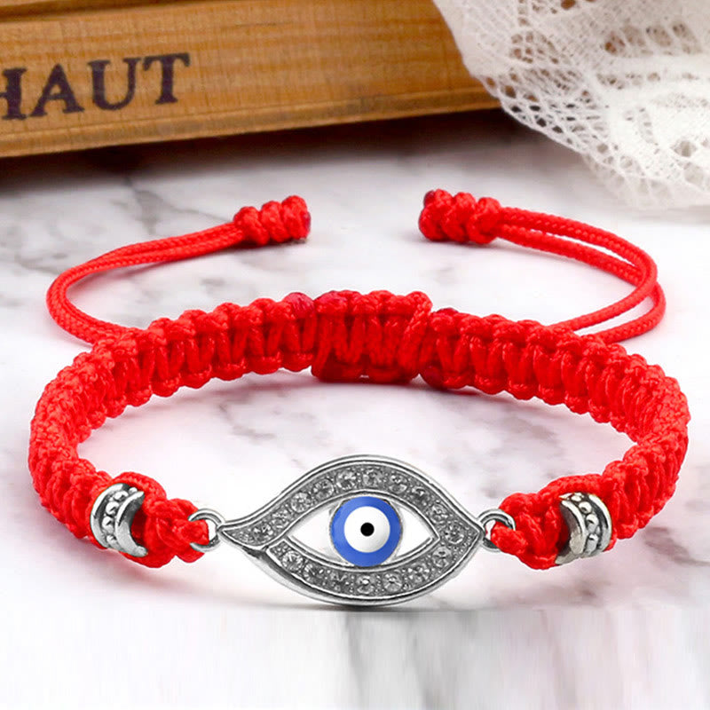 Stone of buddha Evil Eye Keep Away Evil Spirits String Bracelet