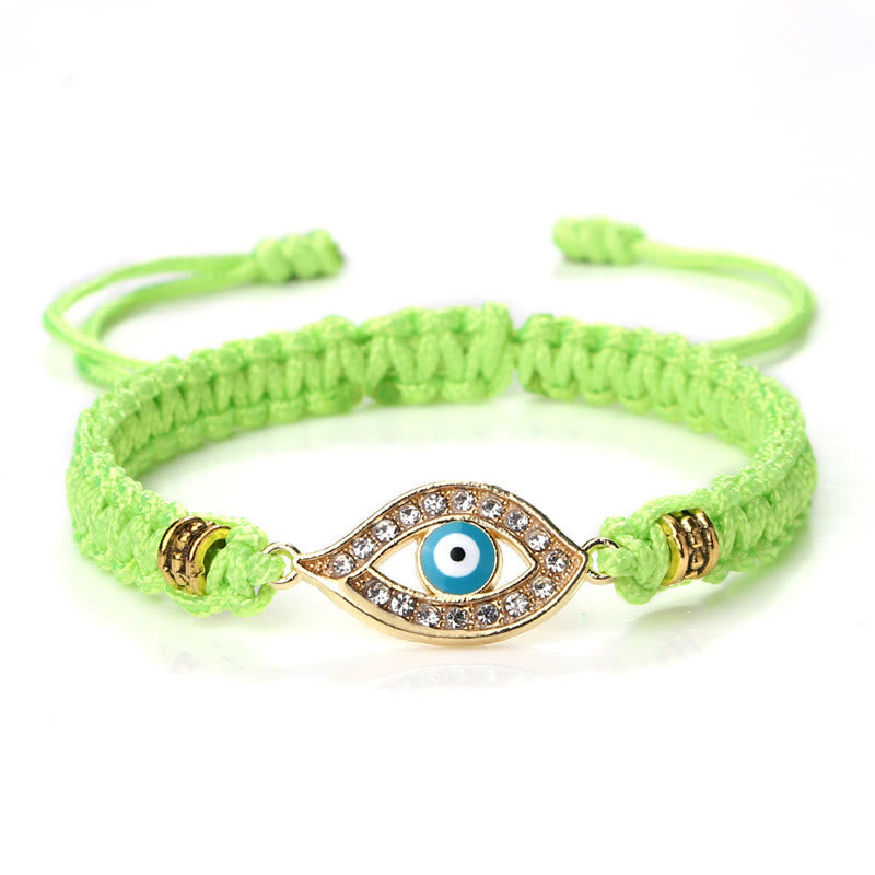 Stone of buddha Evil Eye Keep Away Evil Spirits String Bracelet