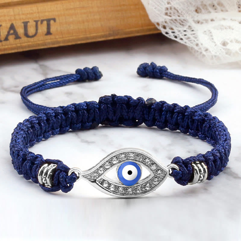Stone of buddha Evil Eye Keep Away Evil Spirits String Bracelet