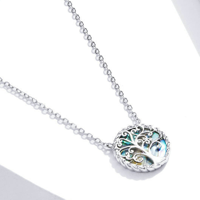 Stone of buddha 925 Sterling Silver The Tree of Life Creation Necklace Pendant