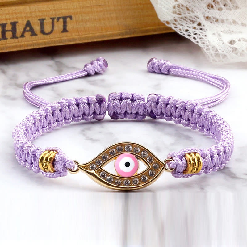 Stone of buddha Evil Eye Keep Away Evil Spirits String Bracelet