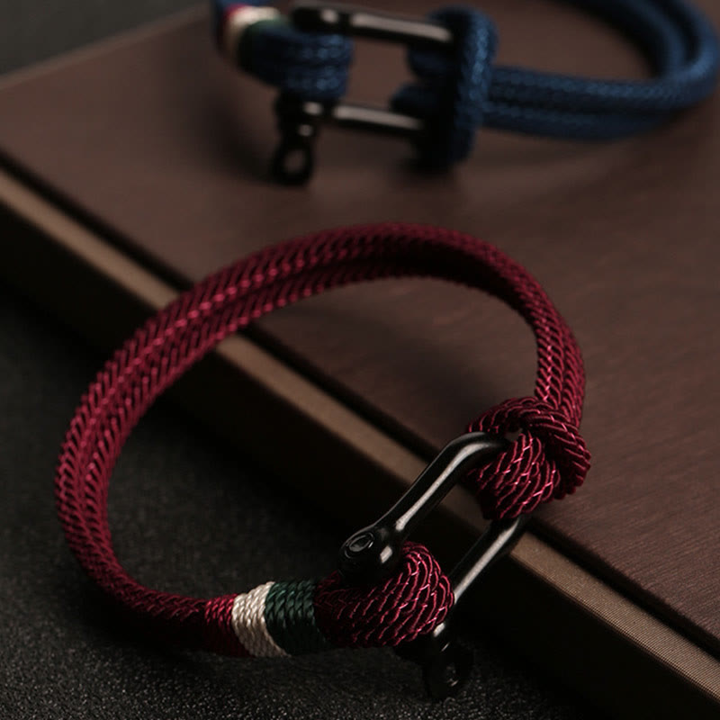 Stone of buddha Simple Design Luck Stainless Steel Buckle Bracelet