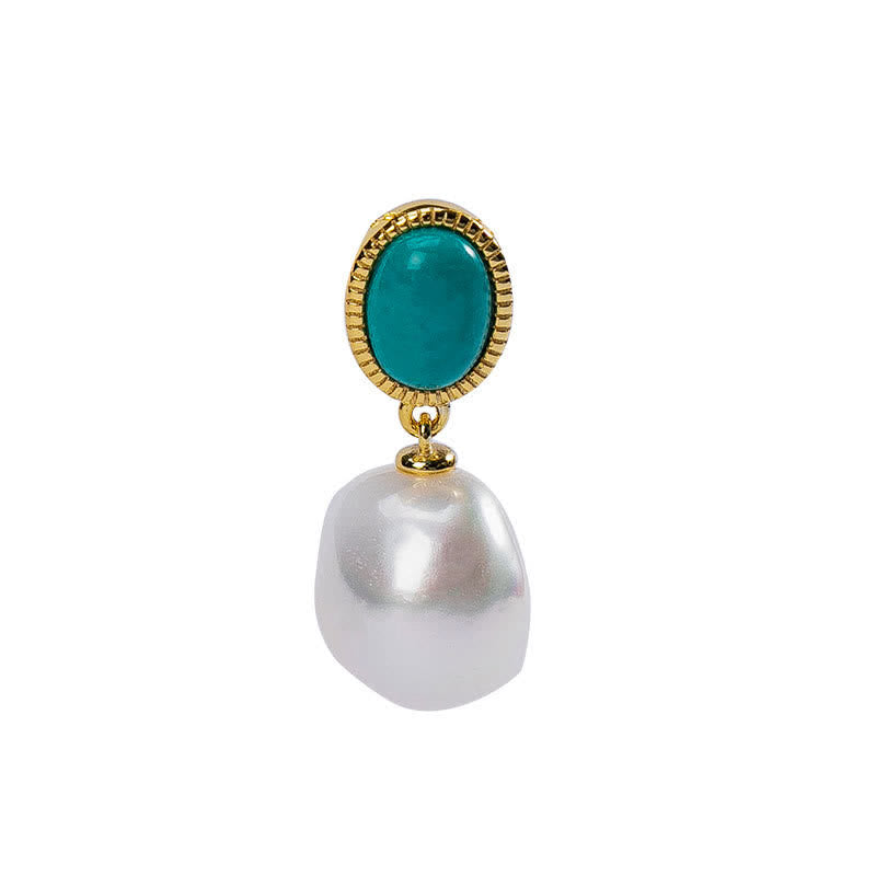 Stone of buddha 925 Sterling Silver Pearl Turquoise Healing Ring Earrings Necklace Pendant