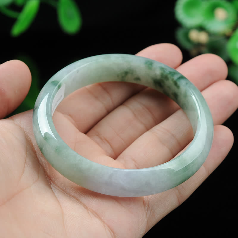 Stone of buddha Jade Luck Blessing Prosperity Bracelet Bangle
