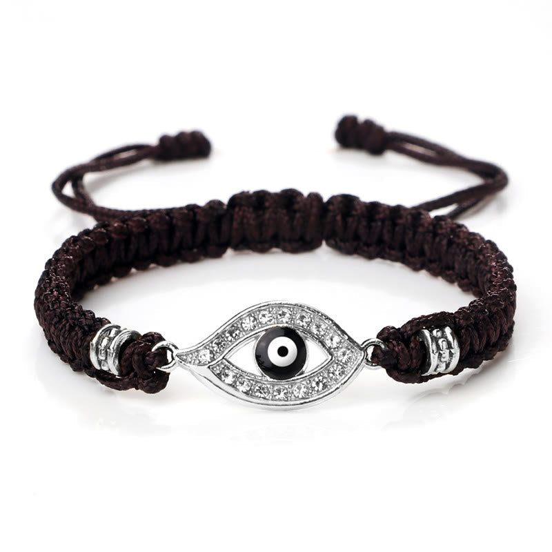 Stone of buddha Evil Eye Keep Away Evil Spirits String Bracelet
