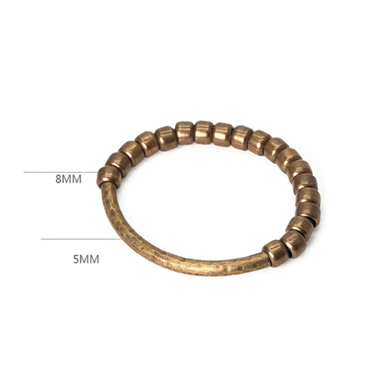 Stone of buddha Simple Design Copper Brass Bead Luck Wealth Bracelet