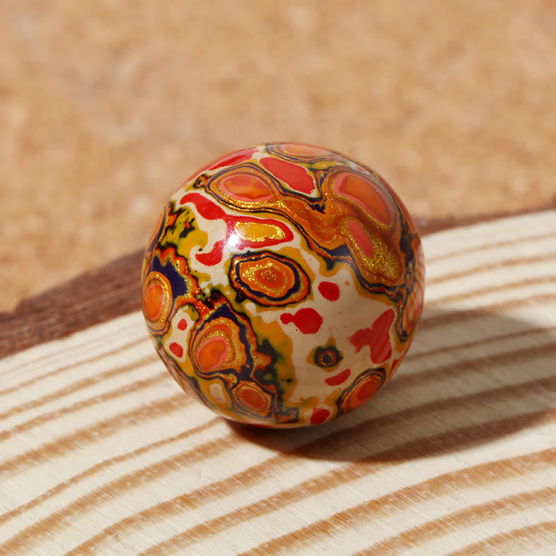 Stone of buddha Natural Multicolored Lacquer Beads Calm Bracelet