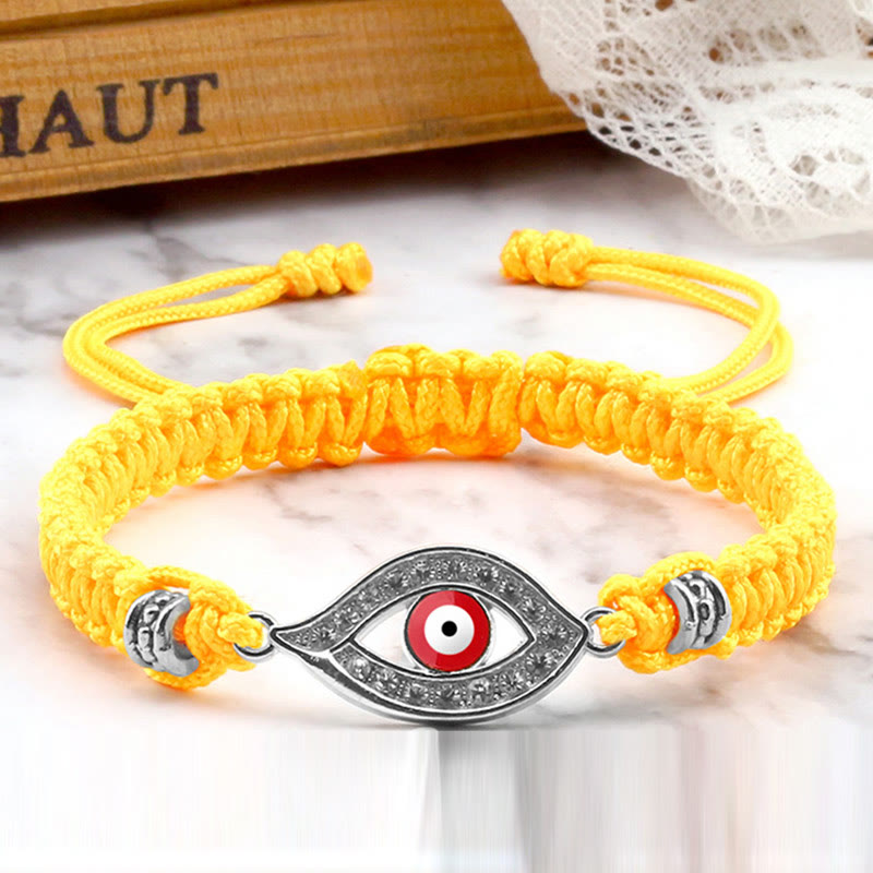 Stone of buddha Evil Eye Keep Away Evil Spirits String Bracelet
